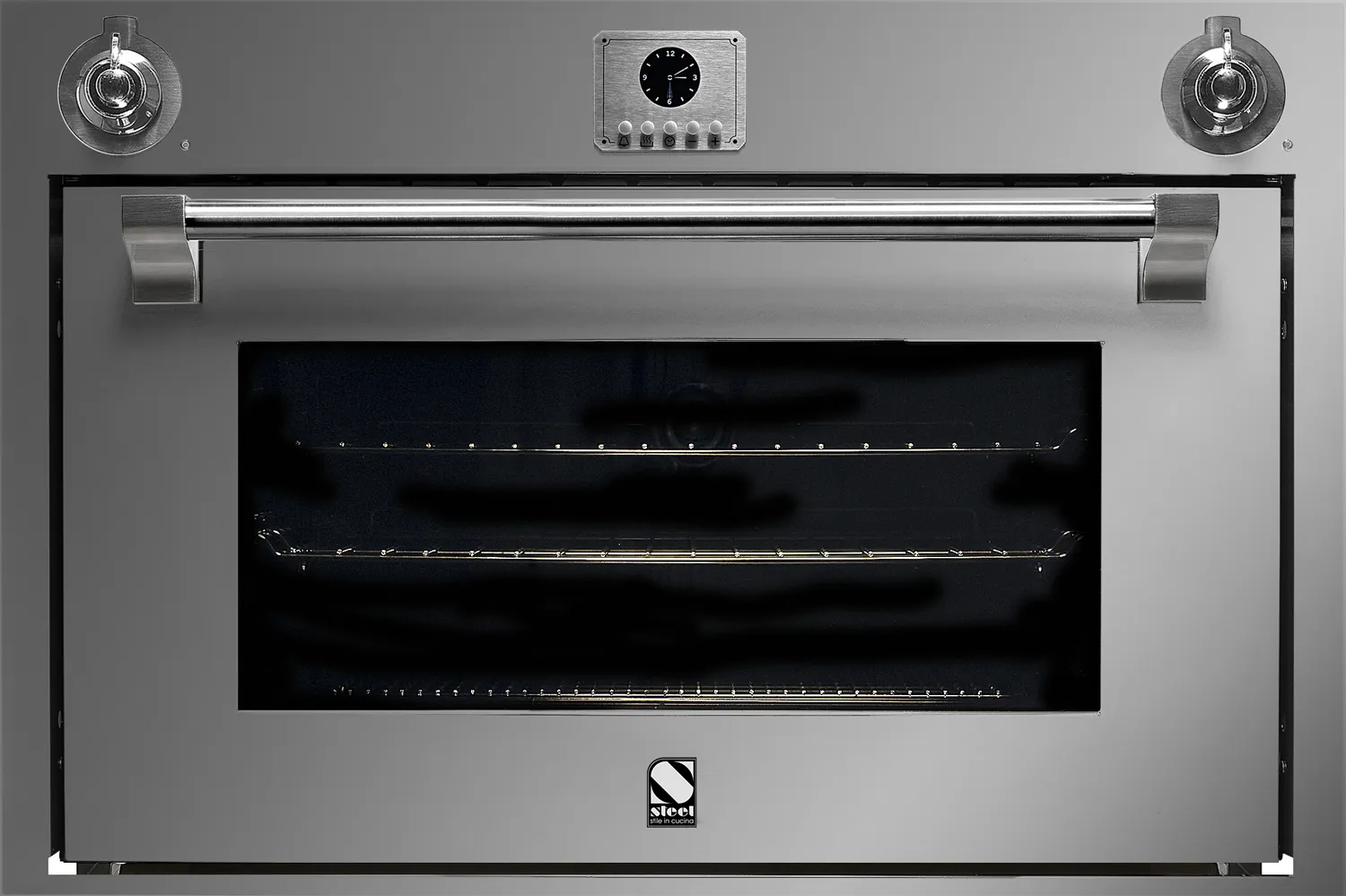 Steel תנור בנוי 90X60 ס''מ בגימור נירוסטה סדרת ASCOT תוצרת Steel דגם AF-E9 — תמונה 2